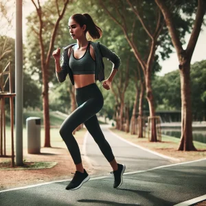 mujer corriendo